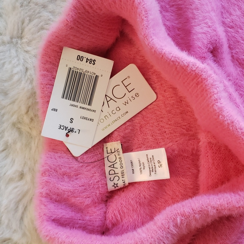 L*Space Daydreamin Crop Top & Shorts Set Pink Size S - Picture 10 of 11